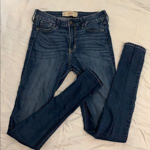 Hollister Navy Blue Skinny Jeans